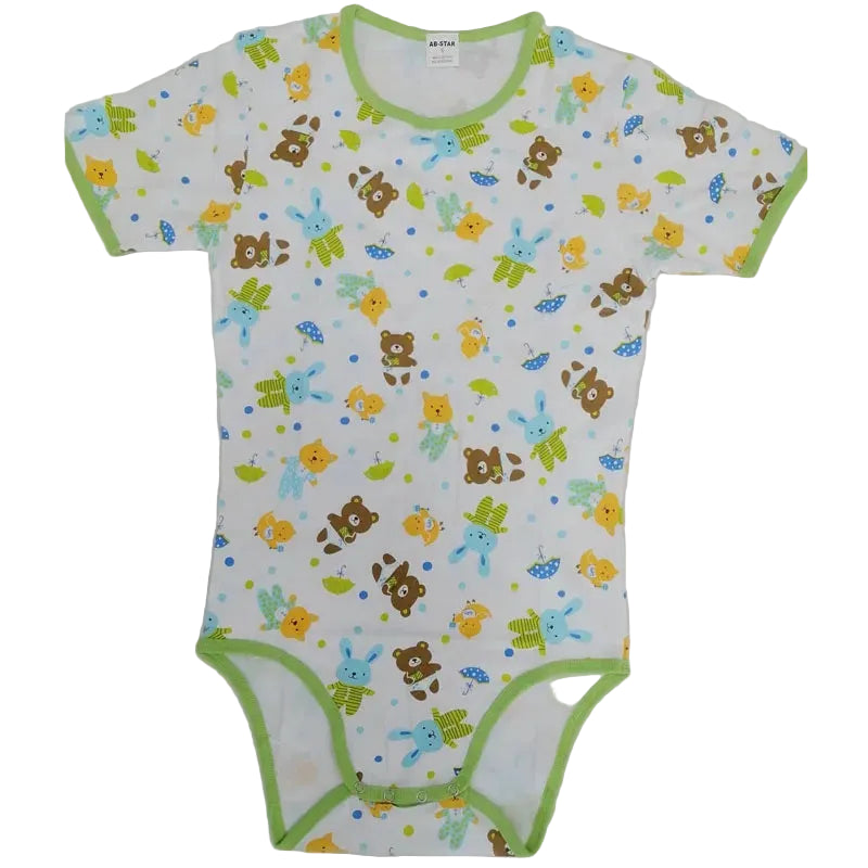 Cute Cartoon Pattern Bodysuit Cotton Snaps Soft Comfortable Onesie small to 6xl