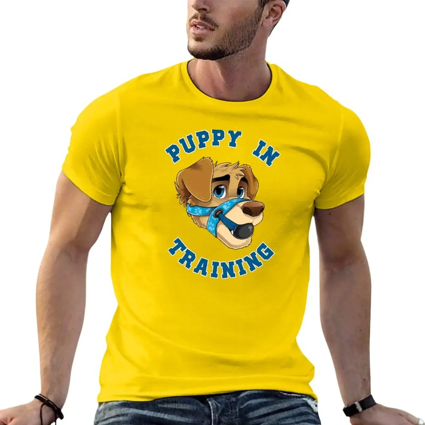 Puppy in Training- Pup Play Kink Design T-shirt up to 6XL