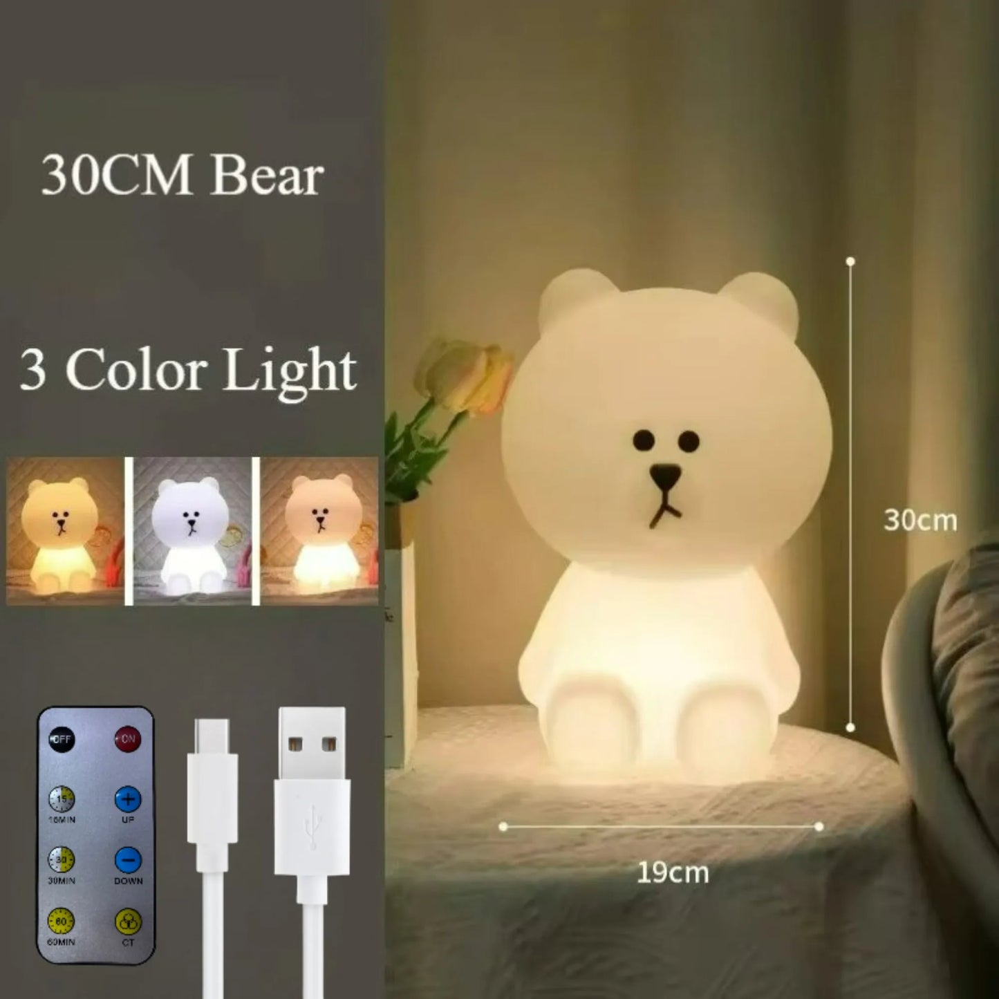 Cute Dimming Assorted Lights with Remote Control