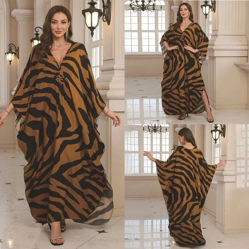 Women's Cotton Beach Dress Loose Long Robe Bikini Cover up