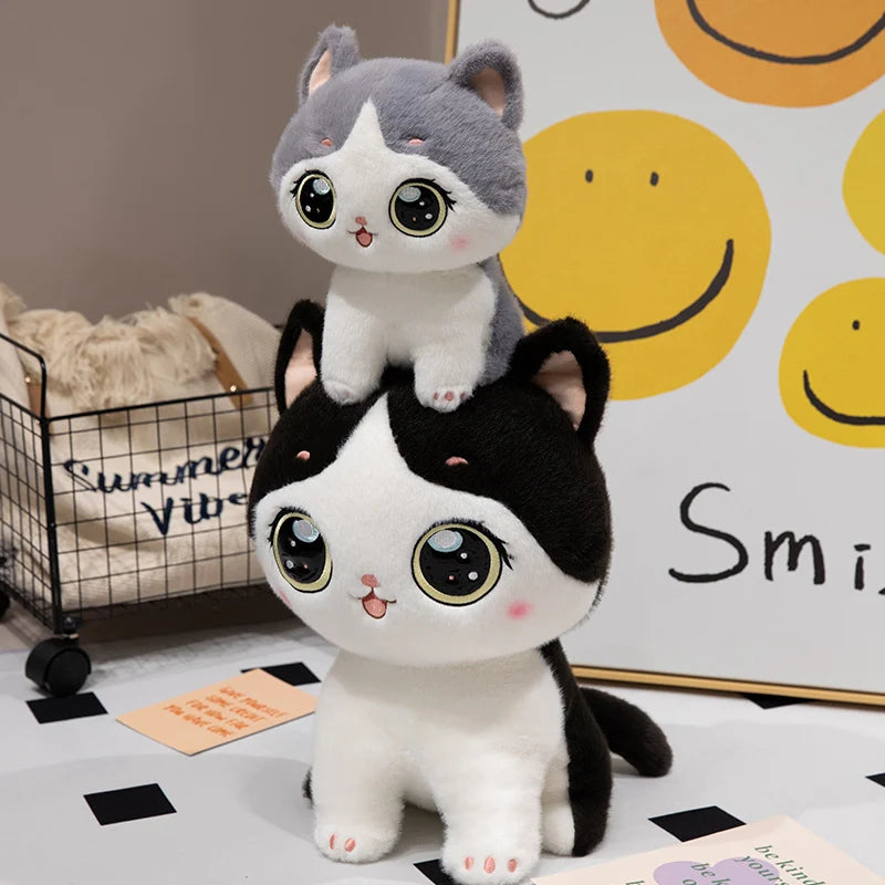 2 Sizes of Cuddly Cat Plush Toys the Healing Series of Cats Brings Warmth and Peace