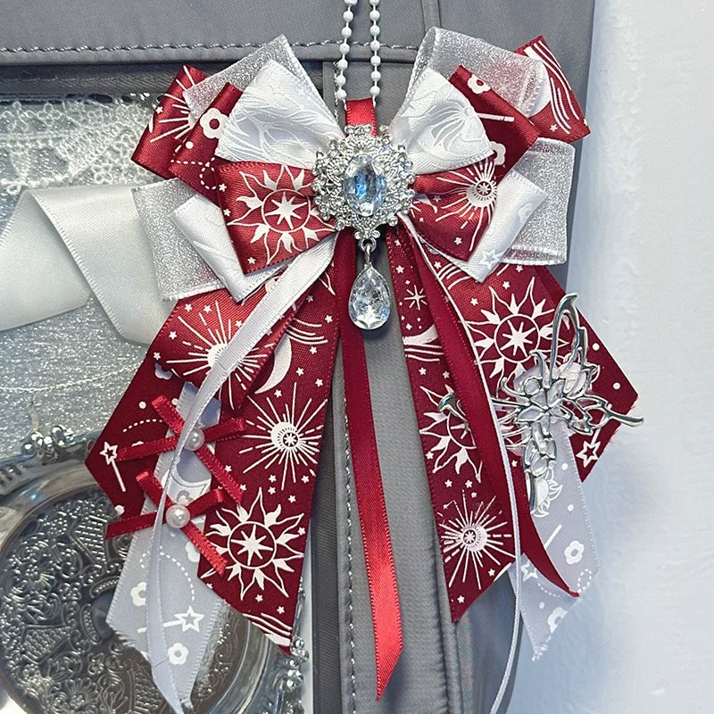 Bow Decoration Anime Pendant DIY Decoration Keychain