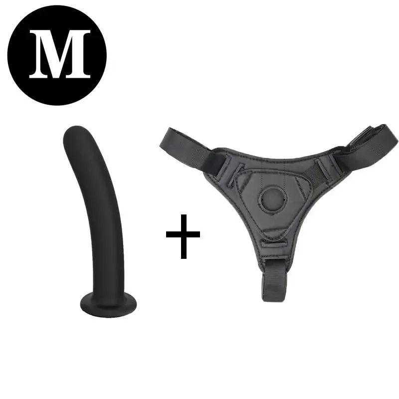 Adjustable Silicone Strap On Dildo Harness Set S M L