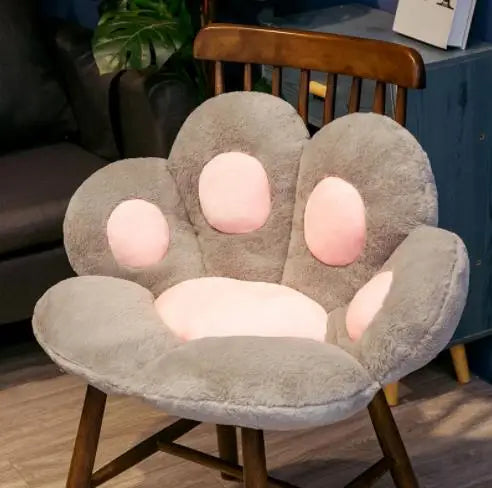 70x60cm Kawaii Cat Paw Stuffed Floor Cushion Chair