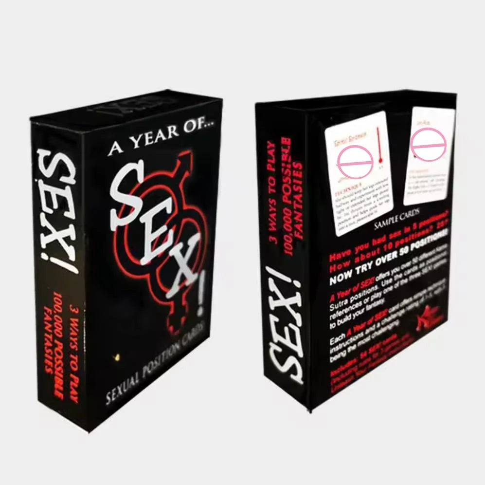 Sexual Position Cards Role Playing Adult Games Bedroom Commands A Year Of Sex
