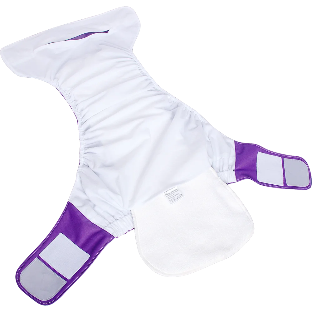 2Pcs Leakproof Adult Incontinence Pants Set 1 Pants+1 Replaceable Pad Breathable Adjustable Waist Washable