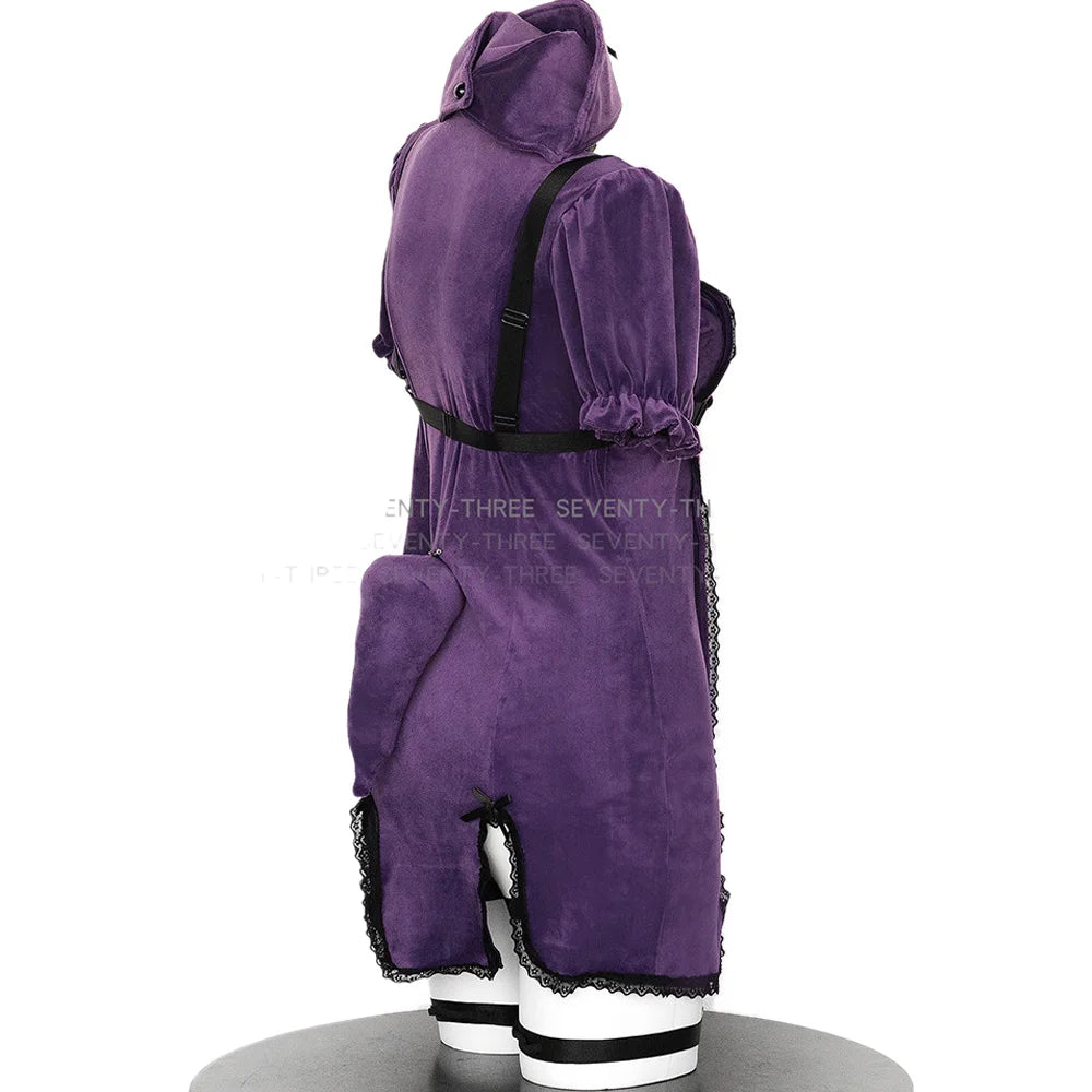 Little Demon Ghost Princess Uniform Purple Dress Devil Outfits