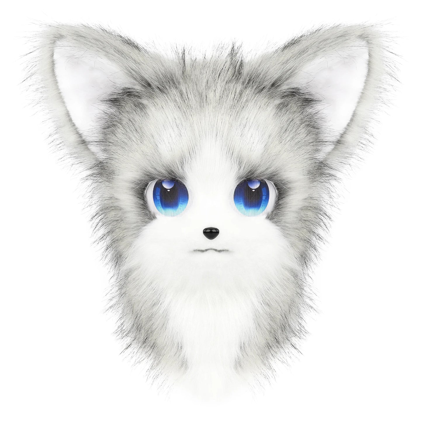 Furry Head Mask Cat /Fox Costume