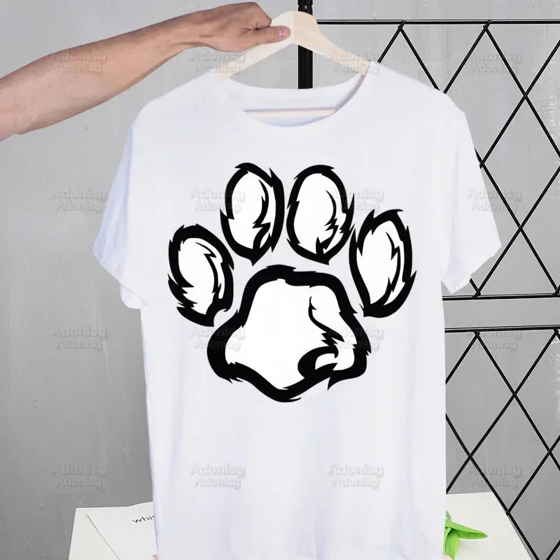 Furry Summer Print Tshirt