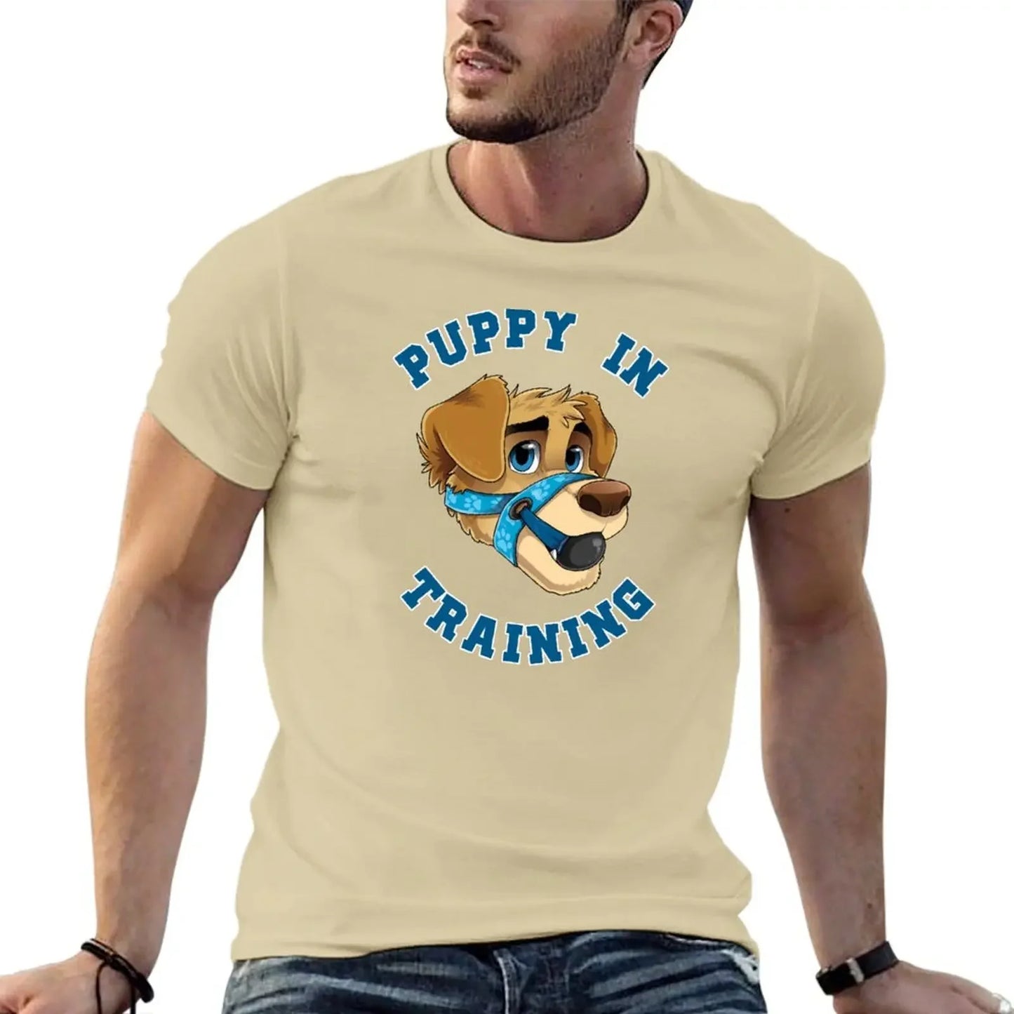 Puppy in Training- Pup Play Kink Design T-shirt up to 6XL