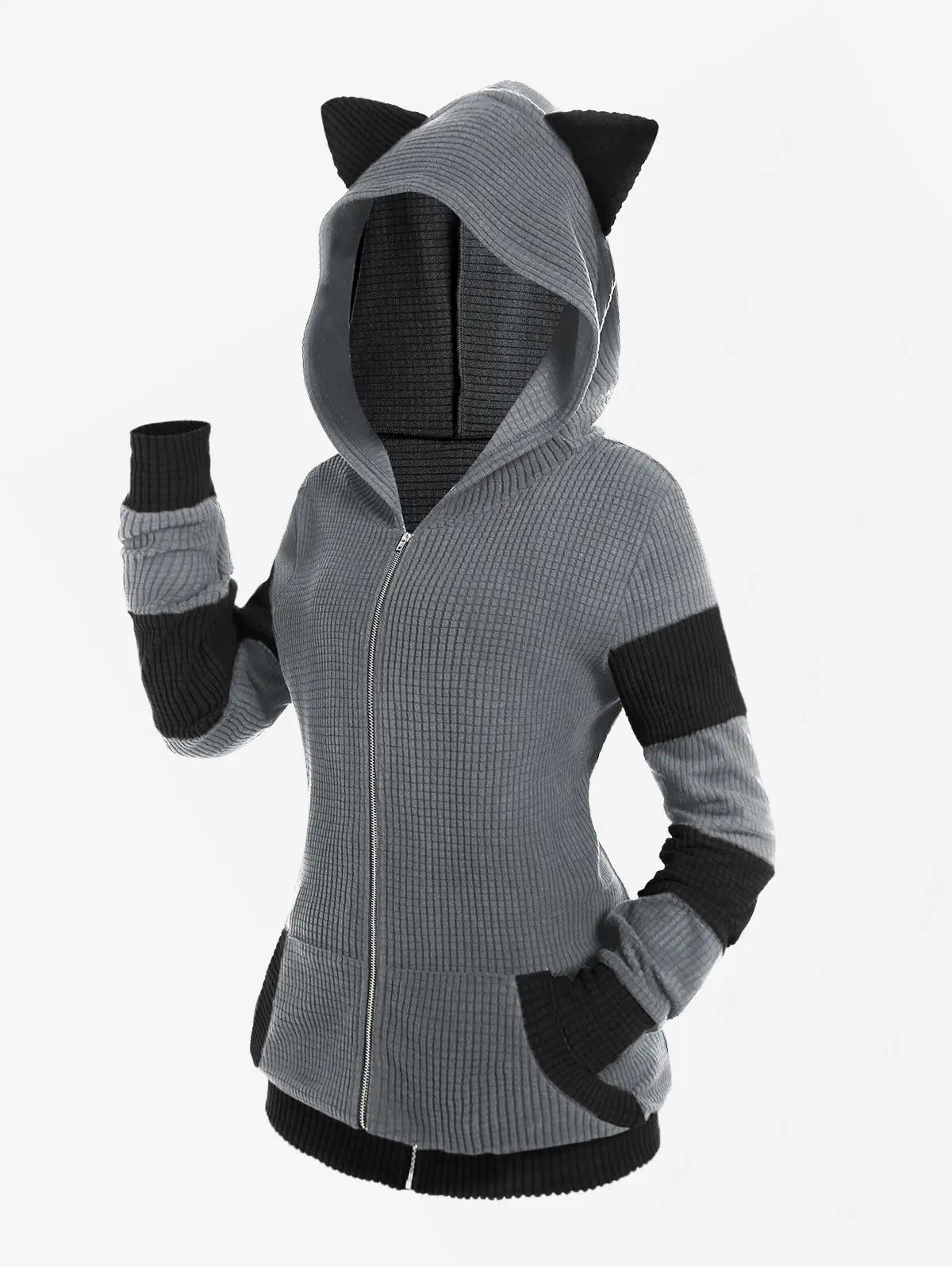 Cute Hooded Cat Ear Jacket