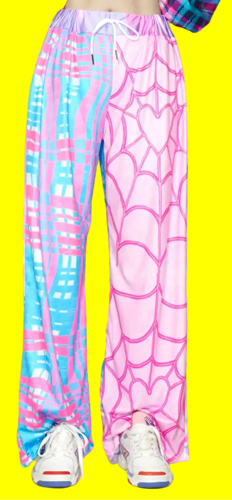 Spring Summer New Dopamine Rainbow Pants Kids Kawaii Y2k Harajuku Style Down Outfit Adult Fashion Plus Special Loose Pants T-Shi