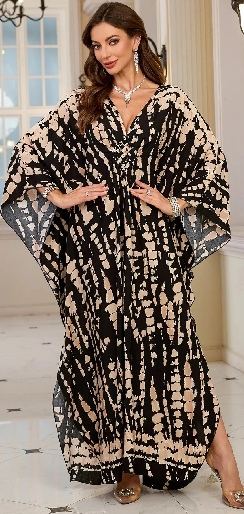 Women's Cotton Beach Dress Loose Long Robe Bikini Cover up