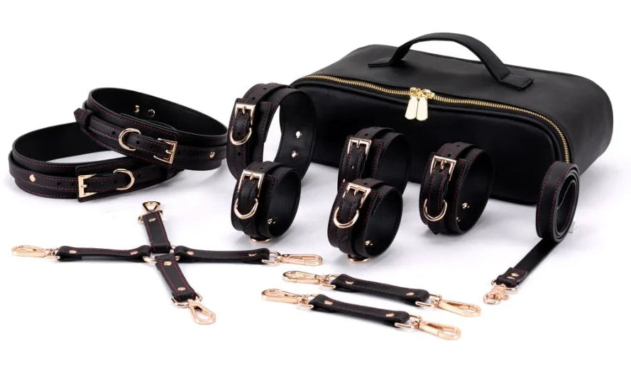 Bondage Sets Luxury PU Leather BDSM Kits