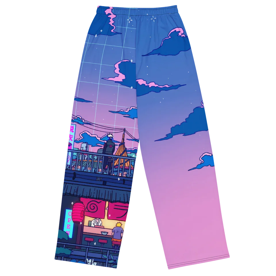 Adult Cyberpunk Dream Harajuku Style Printed Long Pants