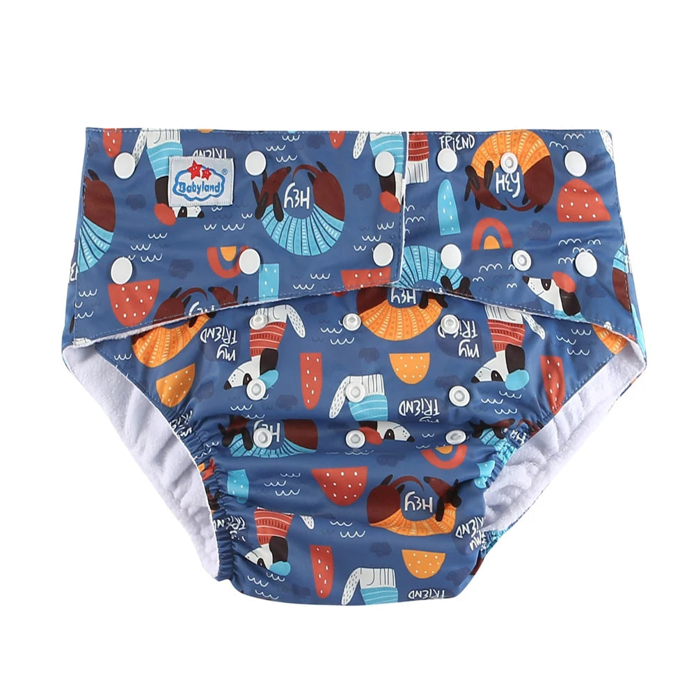 Cloth Adult Diaper Good Absorption Breathability Waterproof Reusable