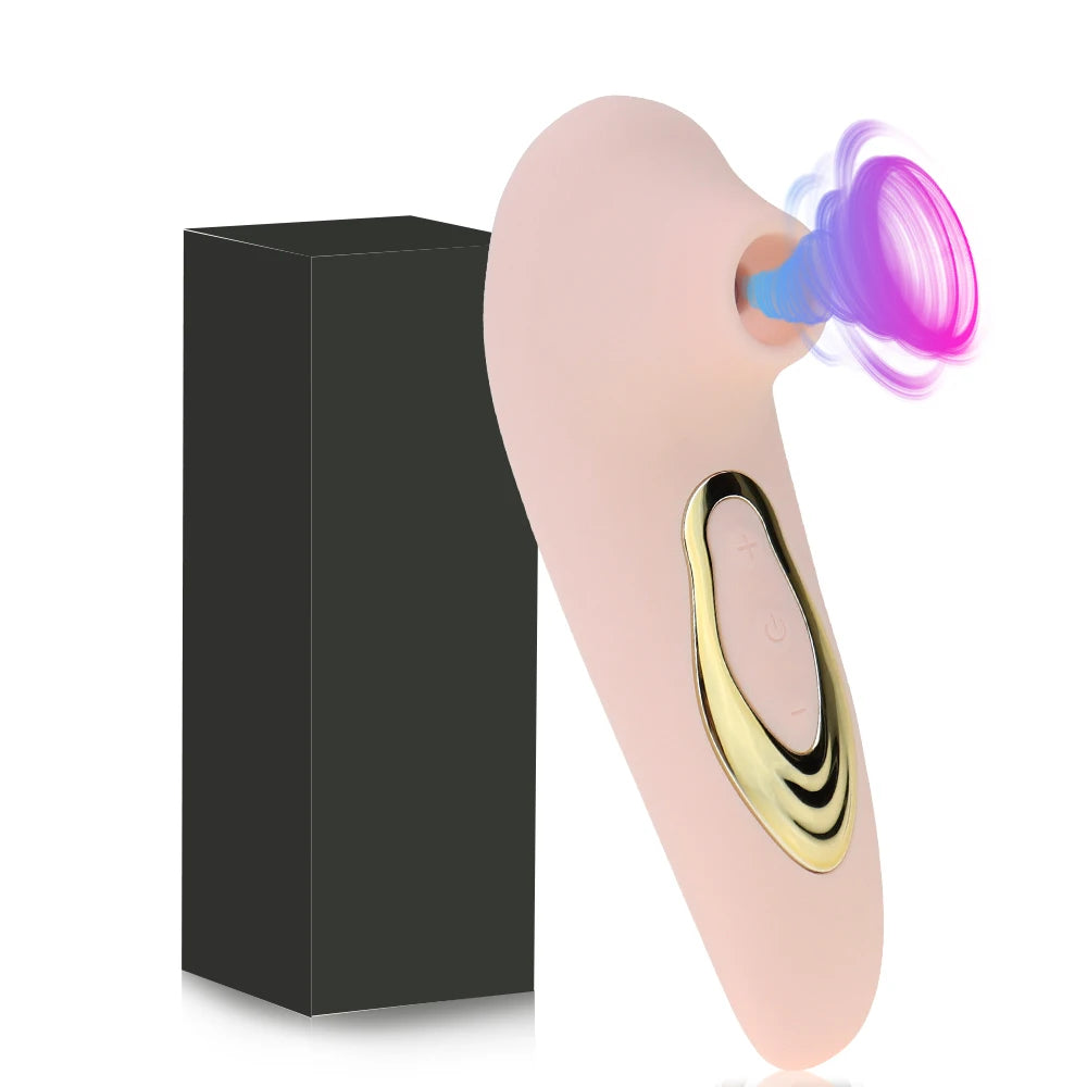 Erotic Female Masturbator/Sucker Vibrator for Nipples, G Spot, Sucking, Sex Toys 18+