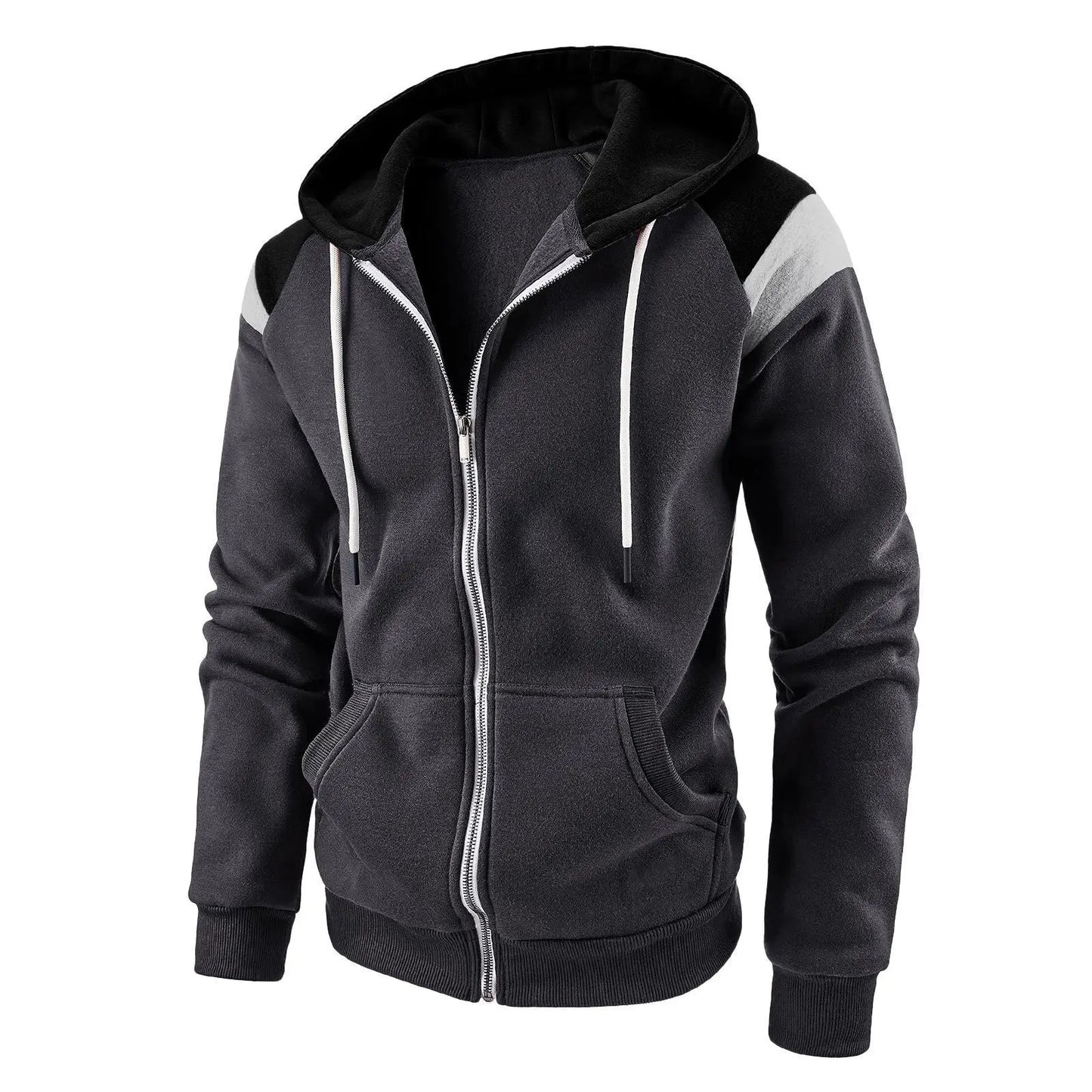 New Men Hoodies Jacket JURASSIC PARK Dinosaur World Graphic Men's Color blocking Contrasting Sweatshirt, Men Casual Sports Top