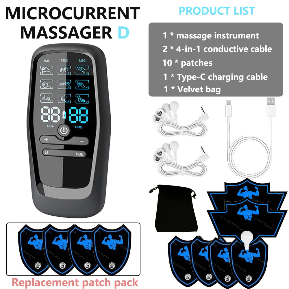 Ems Eletric Muscle Stimulator Therapy High-Frequency Tens Muscle Stimulator