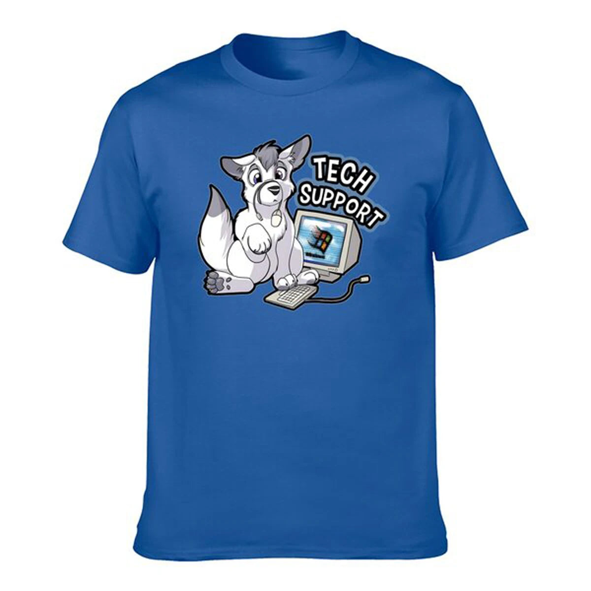 Furrys Dog Cute Adorable New Tech Support T Shirt