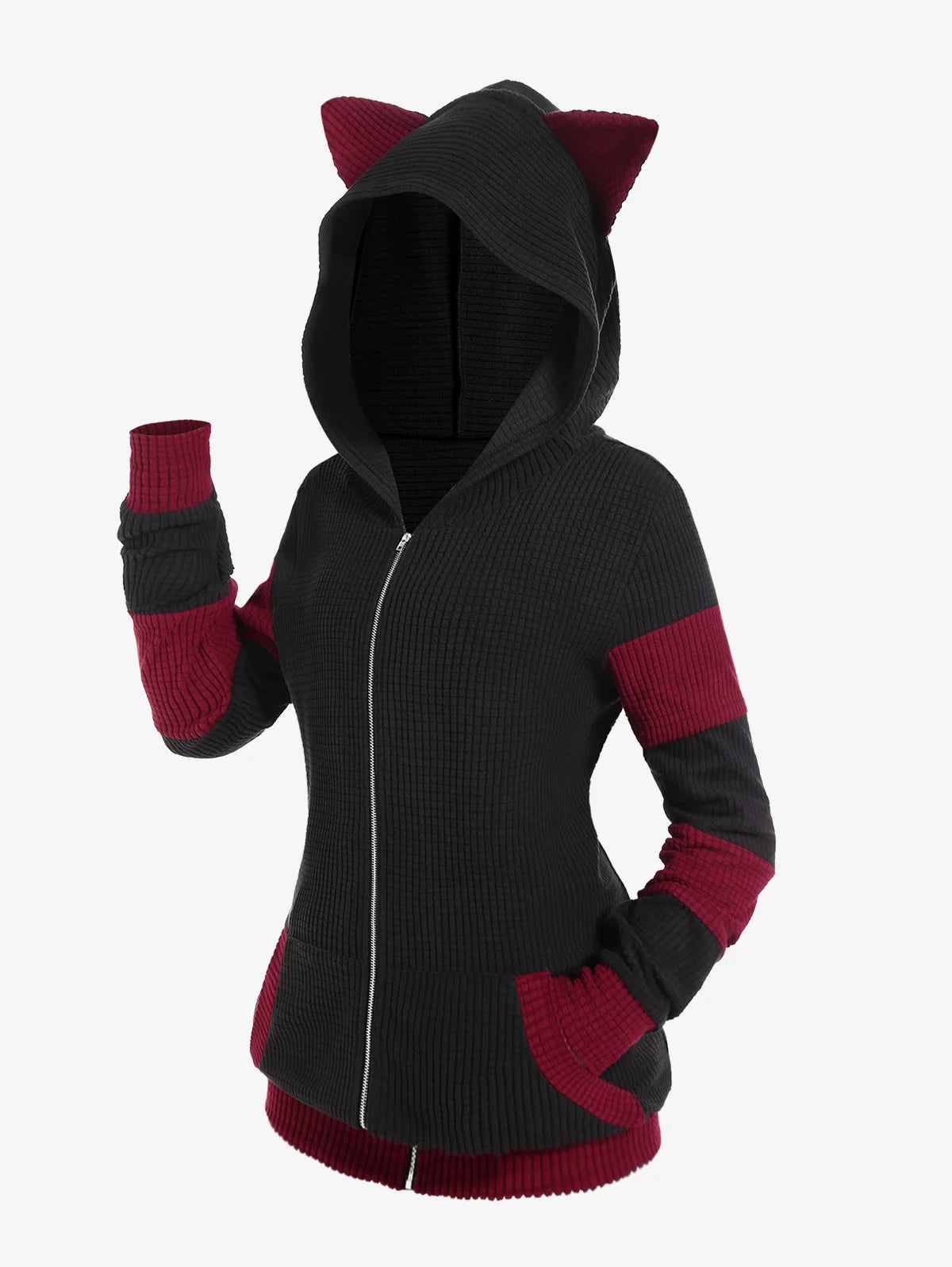 Cute Hooded Cat Ear Jacket