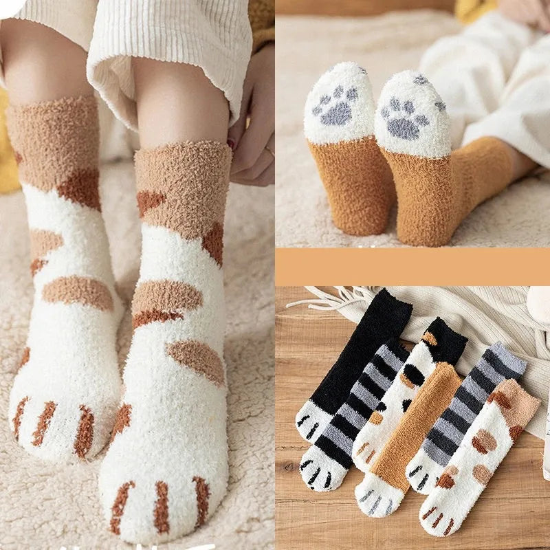 Kawaii Cartoon White Socks