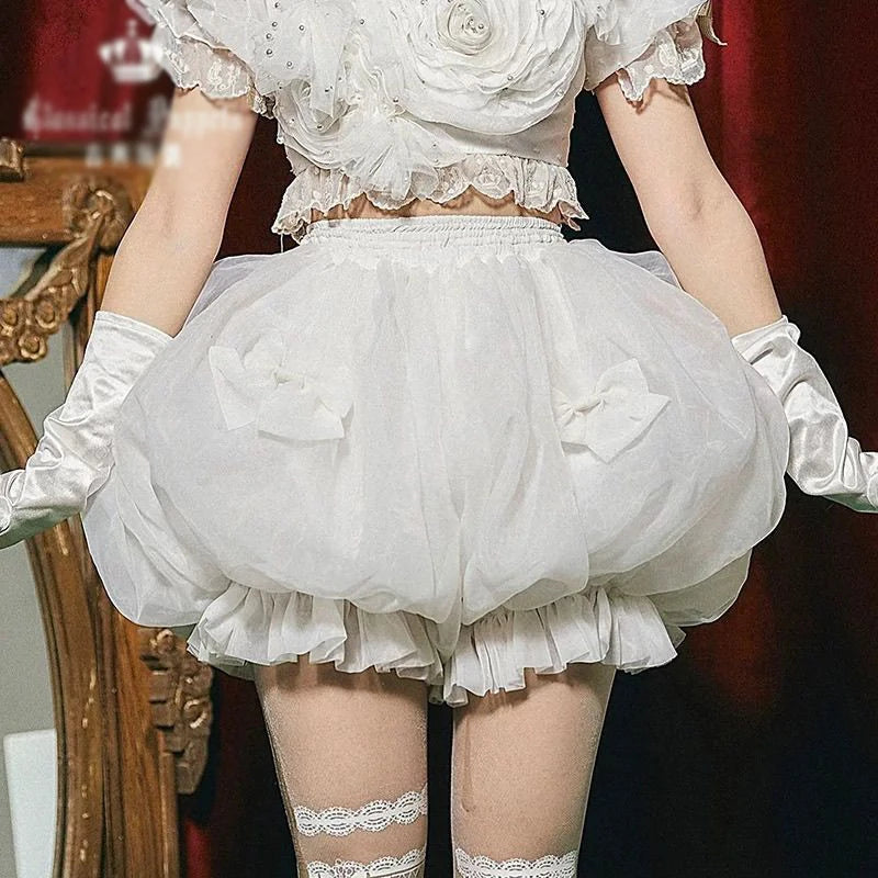 Pumpkin Pants Cake Shorts Puffy Petticoat Skirt
