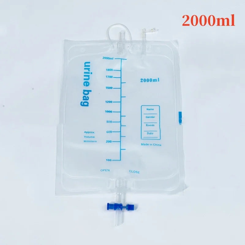 1000/2000ML Urine Bag Urinal Urinal Collector Urination Catheter Bag Urology Consumables