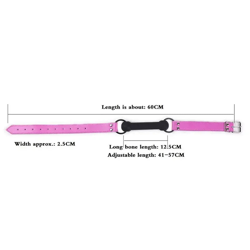 Bdsm Bondage Silicone Dog Bone Gag, Puppy Play Role