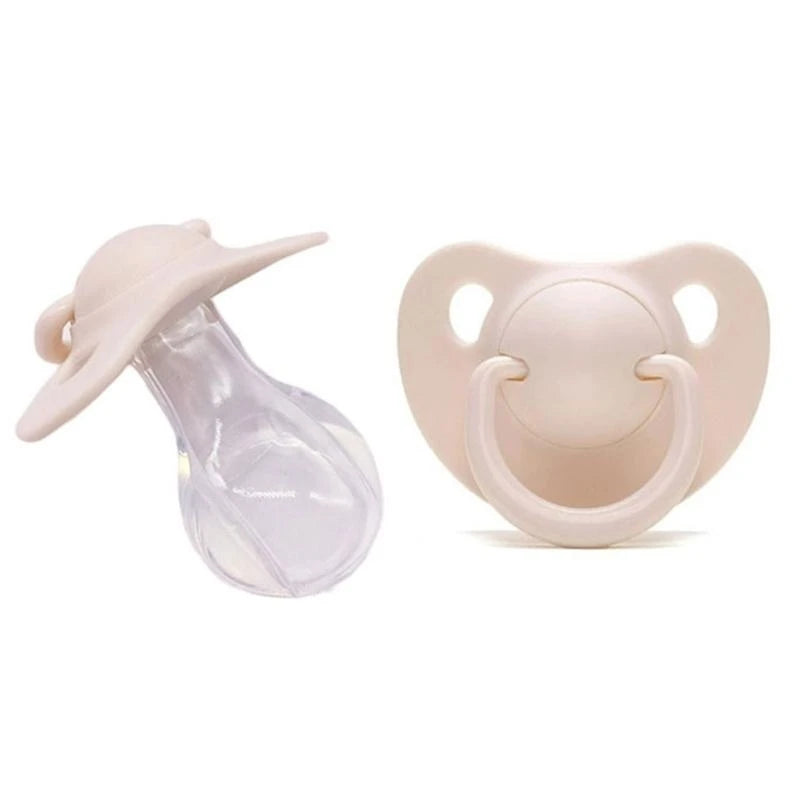 Silicone Adult Soother Pacifier Neutral Color Ergonomic Dummy Pacifier