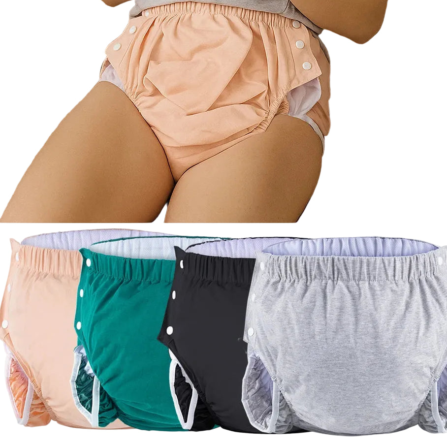 1PC Cloth Diaper With An Inner Opening for Diaper Insert Breathable Adult Diaper Nappy