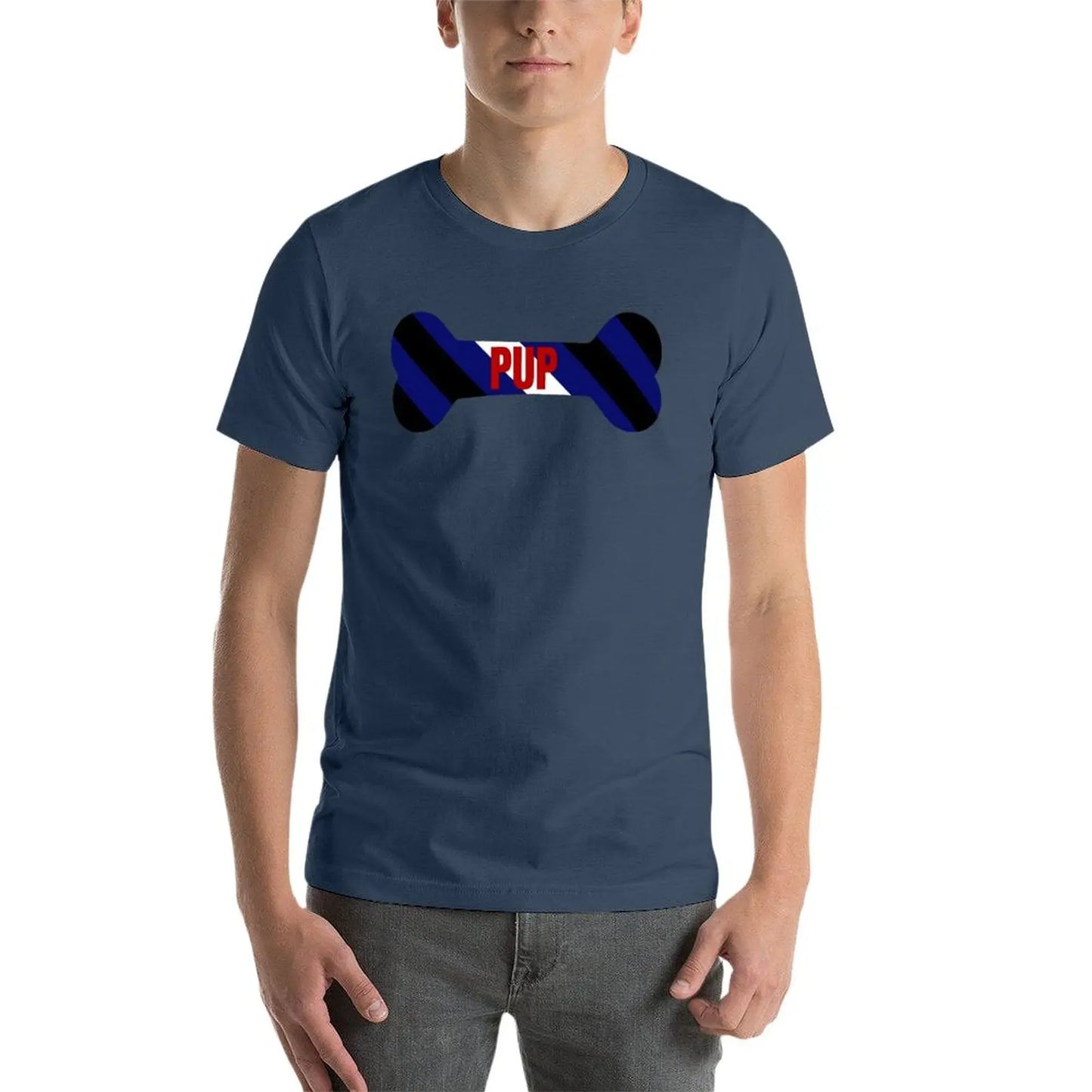 Red Pup Pride Bone T-Shirt quick drying shirt