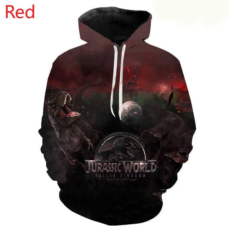 Men and Women Jurassic Park 3d Printing Hoodie Sweatshirt Fashion Casual Hoodie Pullover Harajuku Movie Tops