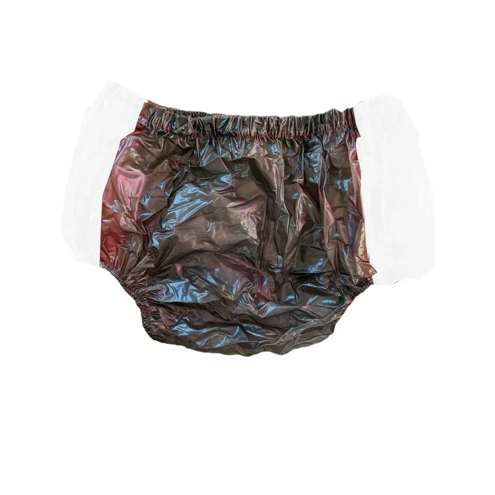 Unisex Sissy Panties Diaper Cover Plastic Clear PVC Up too 7XL