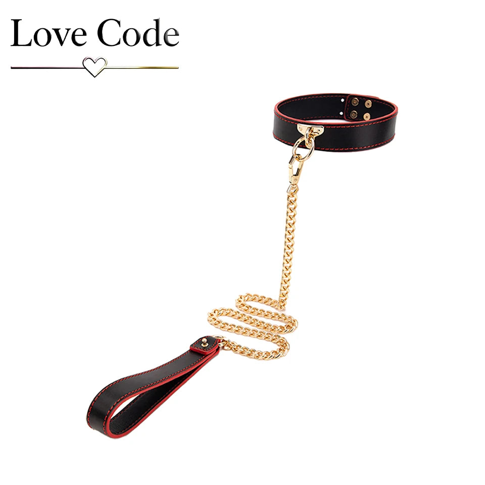 Genuine Leather BDSM Bondage Kits Sex Toys for Couples Handcuff Ankle Cuffs Collar Gag Hogtie Restraints SM Set Adult Love Games