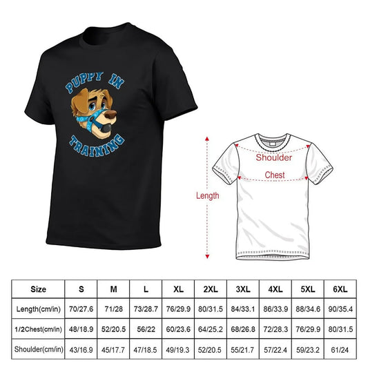 Puppy in Training- Pup Play Kink Design T-shirt up to 6XL