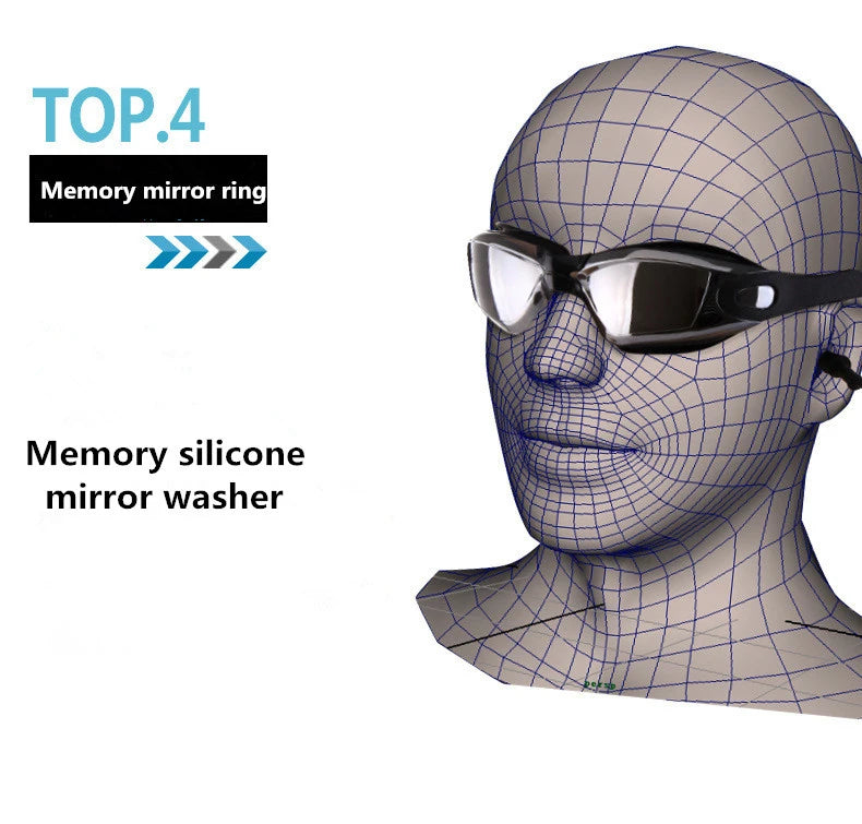 Swimming Goggles Adult Pool Glasses Anti Fog UV Protection Optical Waterproof