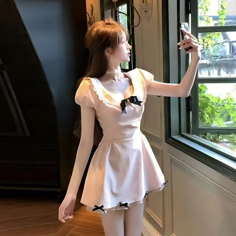 Sweet & Cute College-Style Princess Dress