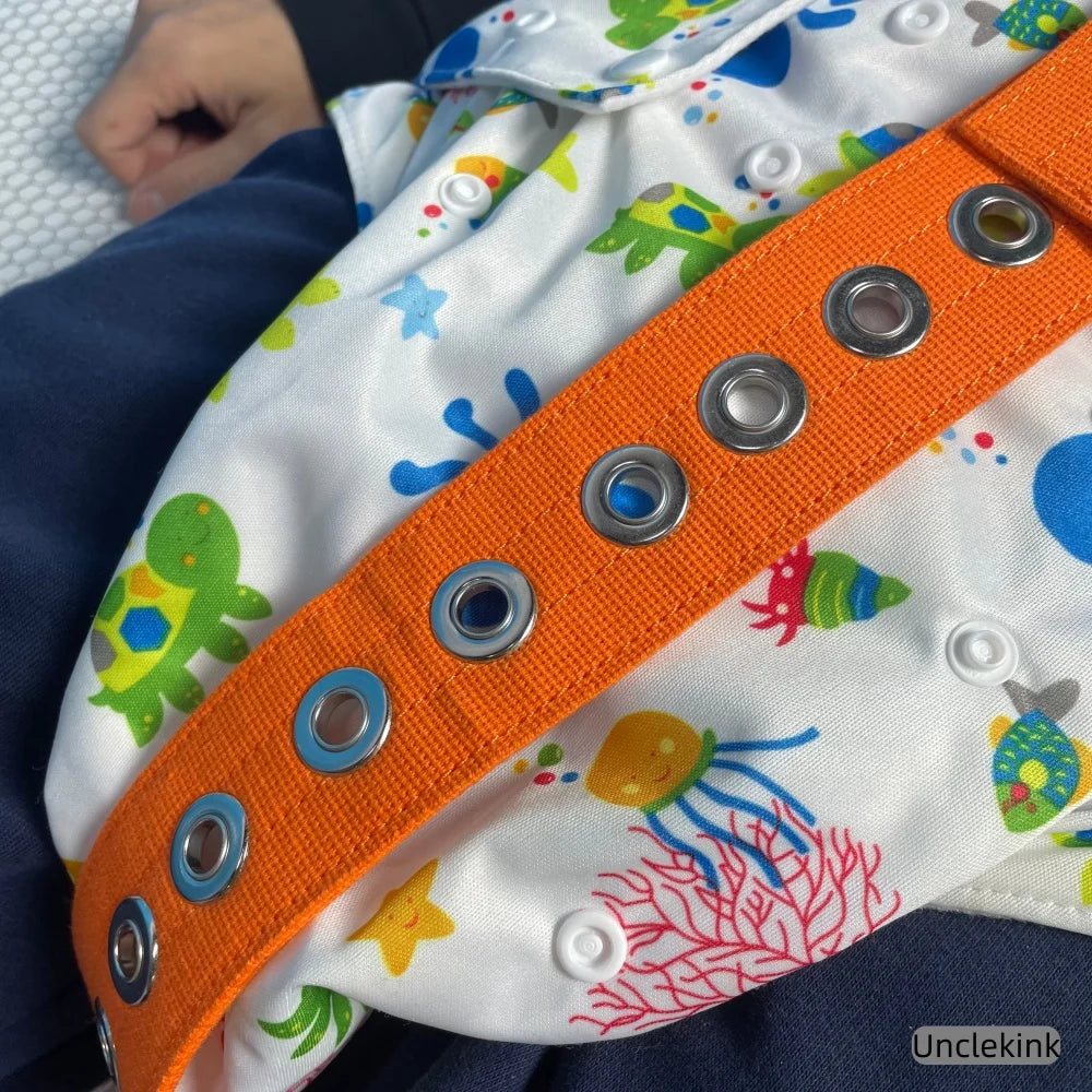 Restraint Medical ABDL Accessories Clothing Locking Anti Removal Belt Diaper Lockable Incontinence Patients Eldery Dementia