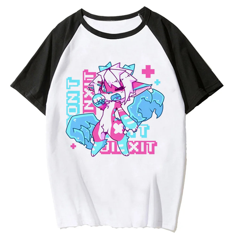 Furry Tee Streetwear Comic Funny Top