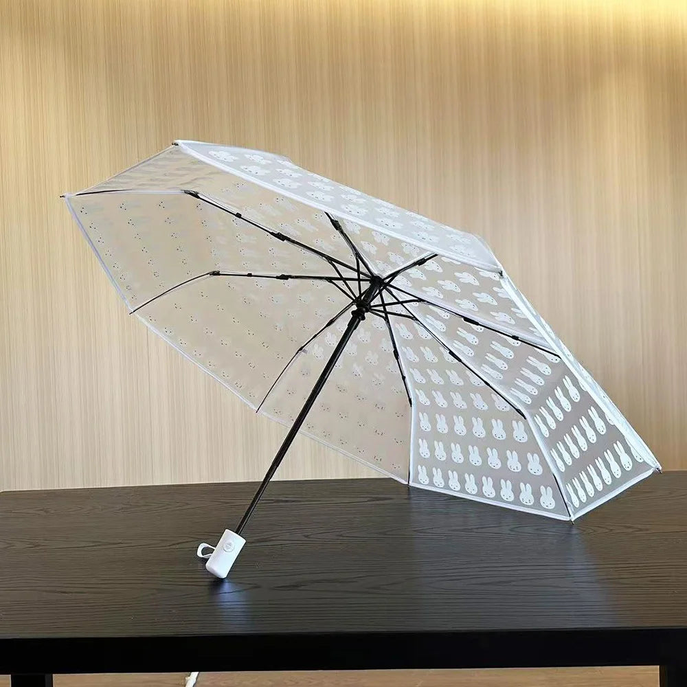 Cute Miffy Frosted Transparent Umbrella