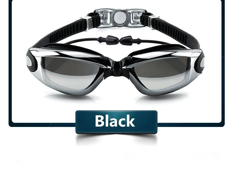Swimming Goggles Adult Pool Glasses Anti Fog UV Protection Optical Waterproof