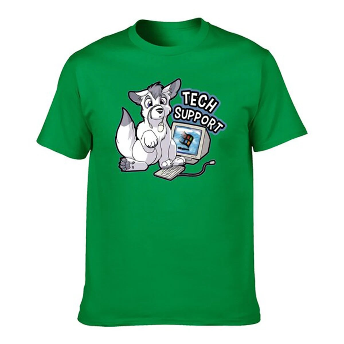 Furrys Dog Cute Adorable New Tech Support T Shirt