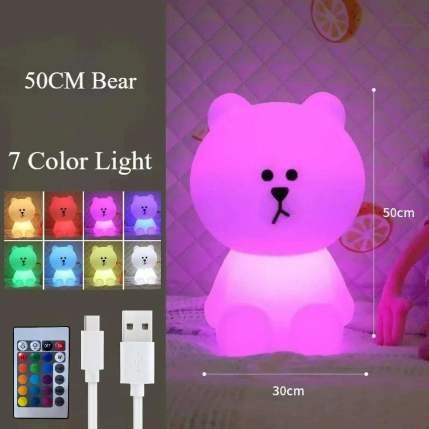 Cute Dimming Assorted Lights with Remote Control