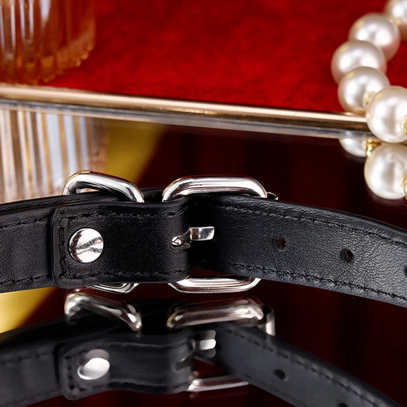 Metal Neck Bound Collar, Neck restriction toys, BDSM Bondage Gear