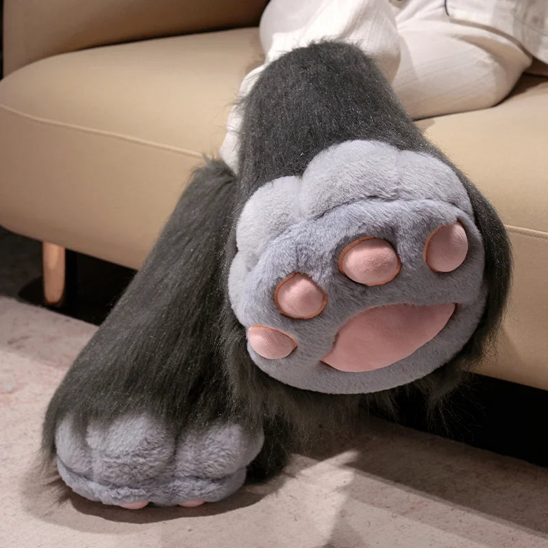 Kawaii Plush Furry Cat Gloves/ Furry Bird Wings or Furry Fox Paws
