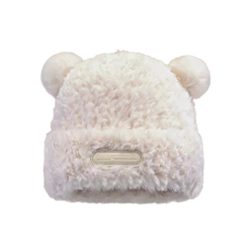 Bear Hat With Furry Ears
