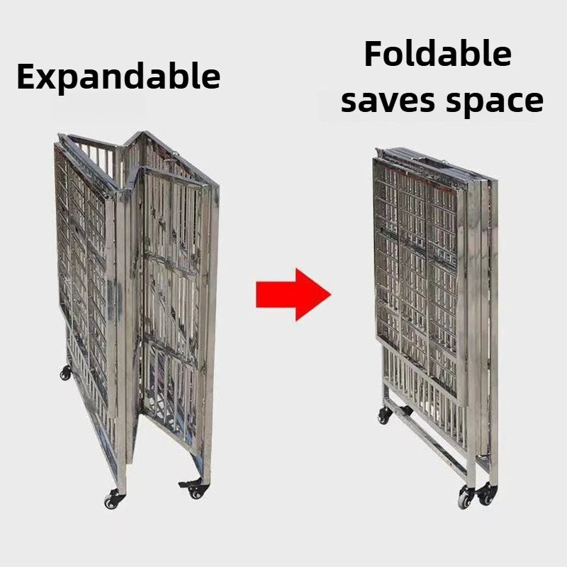 Large Cage Outdoor Stainless Steel Folding Fence with Strong Load-bearing Capacity