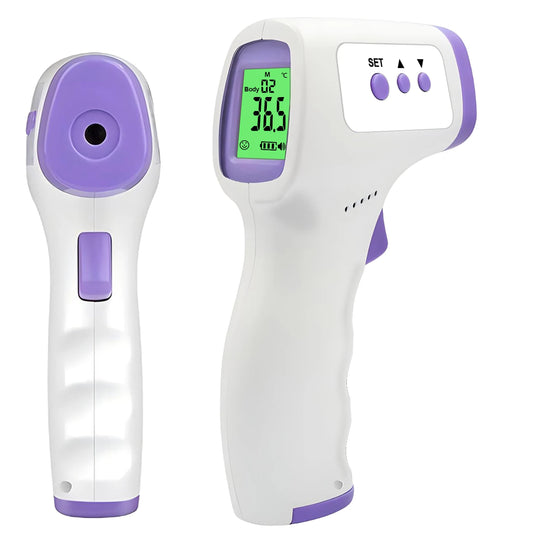 Digital Infrared Thermometer Thermometers Or Portable Finger Pulse Oximeter