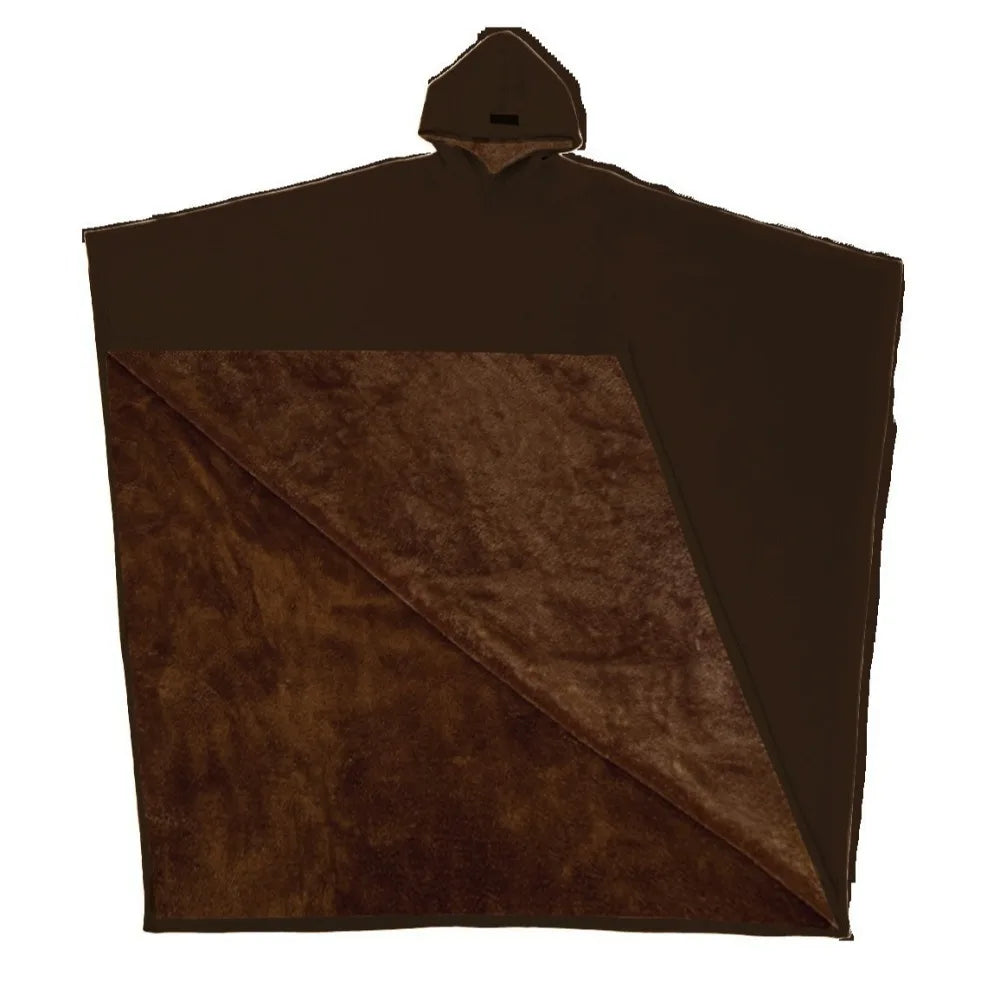 Indio Cloak Hoodie Blanket Solid Color With Hat